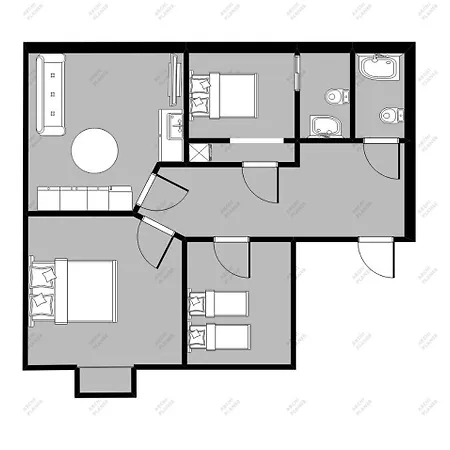 Juicy - Premium Family 200 M From The By Lion Apartmán *
